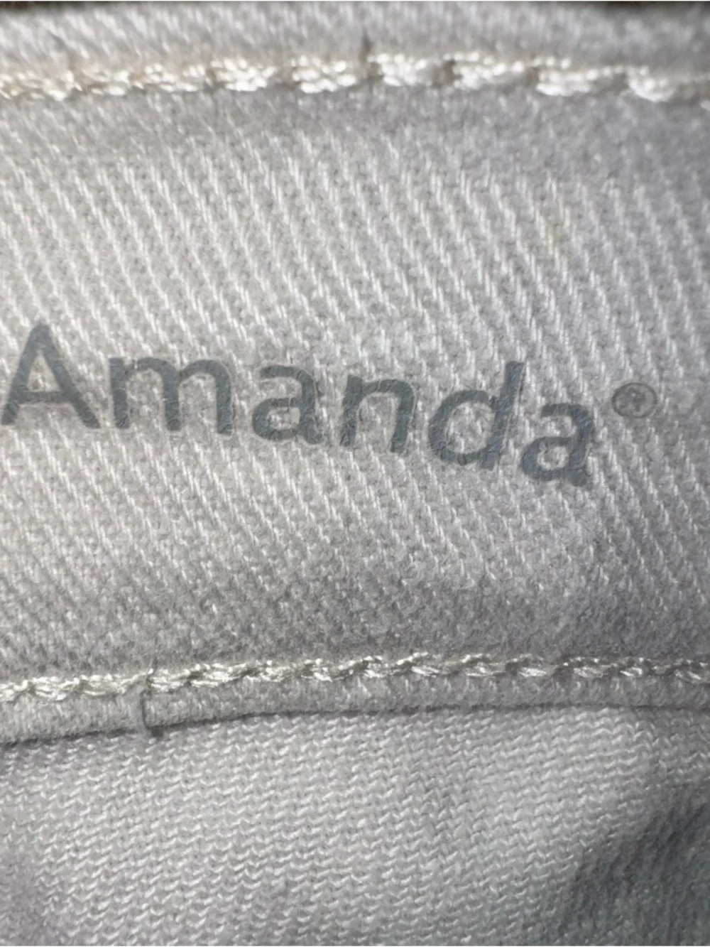 Gloria Vanderbilt Amanda Capri Jeans Womens 8 White Slimming Stretch Crop - Picture 5 of 9